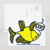 Carte Postale Du Poisson ! (Devant / Derrière)