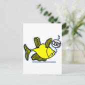 Carte Postale Du Poisson ! (Debout devant)