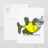 Carte Postale Du Poisson ! (Devant / Derrière)