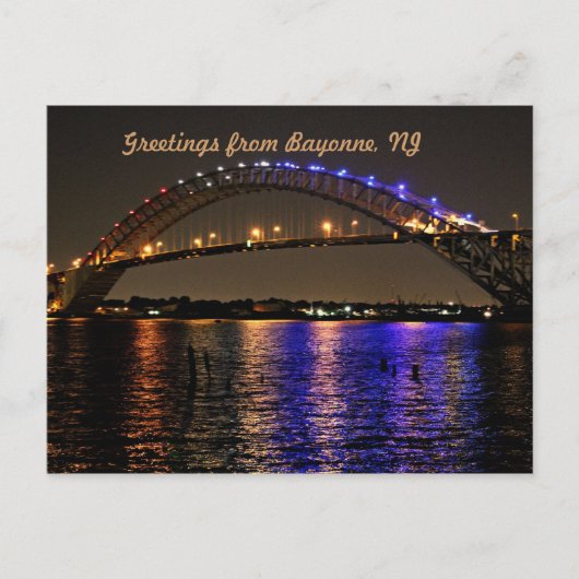 Carte postale du pont Bayonne (Devant)