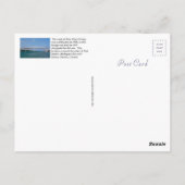Carte postale du pont Blue Water (Dos)
