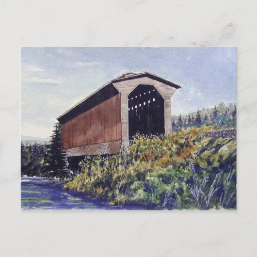 Carte postale du pont couvert (Devant)