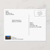 Carte postale du pont de Bennett Spring au crépusc (Dos)