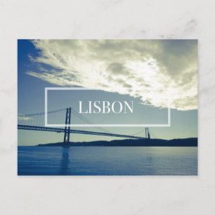 Carte postale du pont de Lisbonne