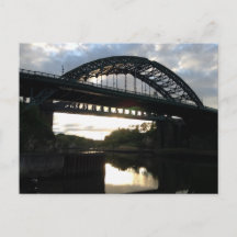 Carte postale du pont de Wearmouth à Sunderland