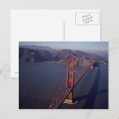 Carte postale du Pont du Golden Gate (Devant / Derrière)