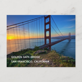 Carte postale du pont Golden Gate