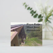 Carte postale du pont Kinzua (Debout devant)