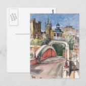 Carte postale du pont-levage (Devant / Derrière)