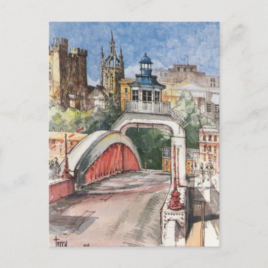 Carte postale du pont-levage (Devant)