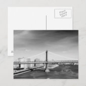 Carte postale du pont Manhattan (Devant / Derrière)