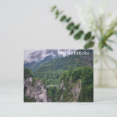 Carte postale du pont Marienbrücke (Debout devant)