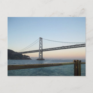 Carte postale du pont SF la Californie de baie