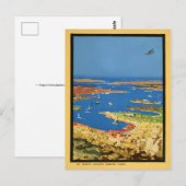 Carte postale du port de Sidney (Devant / Derrière)