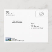 Carte postale du port de Whittier en Alaska (Dos)