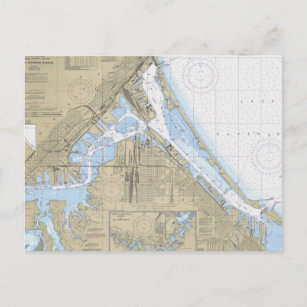 Carte postale du port nautique de Duluth Minnesota