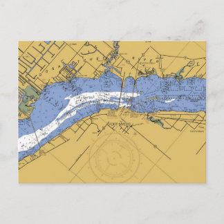 Carte postale du port nautique de Fort Myers, Flor