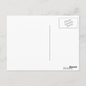 Carte postale du porte-queue africain (Dos)