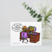 Carte postale du Portefeuille Stock intermédiaire (Debout devant)