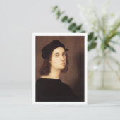 carte postale du portrait de Raphaël par lui-même (Debout devant)
