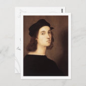 carte postale du portrait de Raphaël par lui-même (Devant / Derrière)