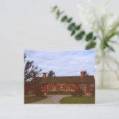 Carte postale du poste commercial de Fort George (Debout devant)