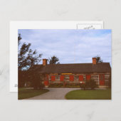 Carte postale du poste commercial de Fort George (Devant / Derrière)