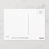 Carte postale du poulain doux (Dos)