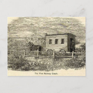 Carte postale du premier wagon