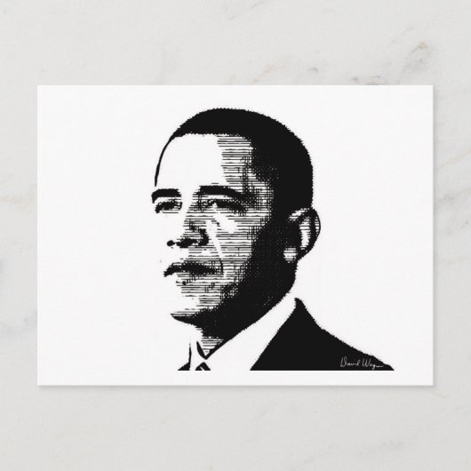 Carte postale du président Obama (Devant)