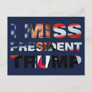 Carte postale du président Trump