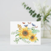 carte postale du printemps (Debout devant)