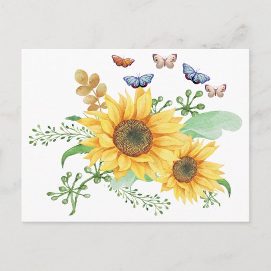 carte postale du printemps (Devant)