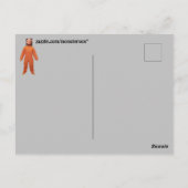 Carte postale du prisonnier Trump (Dos)