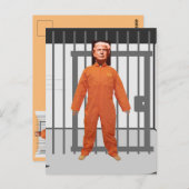 Carte postale du prisonnier Trump (Devant / Derrière)