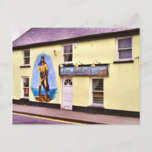 Carte postale du pub irlandais de Finn MacCool