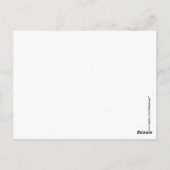 Carte postale du rassembleur de laine (Dos)