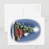 Carte postale du remorqueur de l'arbre de Noël (Devant / Derrière)