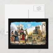carte postale du roi assyrien (Devant / Derrière)