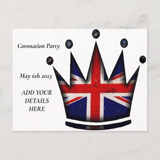 Carte postale du roi Charles III (Devant)