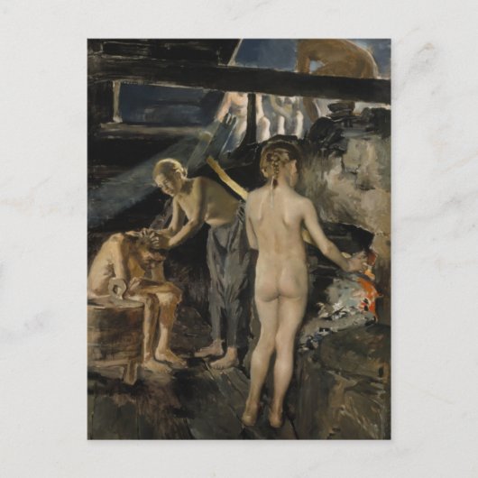 Carte postale du sauna de Gallen-Kallela (Devant)