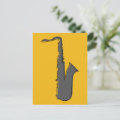 Carte postale du saxophone oddRex (Debout devant)