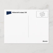 Carte postale du sceau d'état de l'Alaska (Dos)