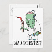 Carte postale du scientifique (Devant / Derrière)