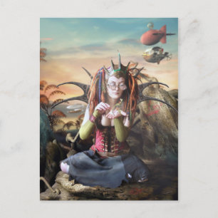 Carte postale du scientifique