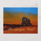 Carte postale du sentier de l'Oregon couvert Wagon (Devant)