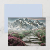 carte postale du sentier de montagne (Devant / Derrière)