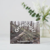 Carte postale du sentier des Appalaches (Debout devant)