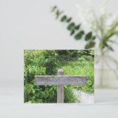 Carte postale du sentier des Appalaches (Debout devant)