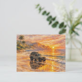 Carte postale du sentier du coucher de soleil (Debout devant)